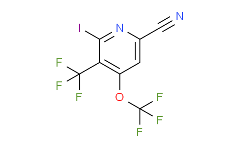 AM72341 | 1806152-69-1 | 6-Cyano-2-iodo-4-(trifluoromethoxy)-3-(trifluoromethyl)pyridine