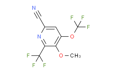 AM72342 | 1806046-11-6 | 6-Cyano-3-methoxy-4-(trifluoromethoxy)-2-(trifluoromethyl)pyridine