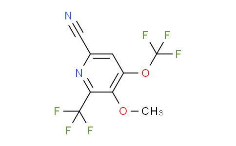 6-Cyano-3-methoxy-4-(trifluoromethoxy)-2-(trifluoromethyl)pyridine