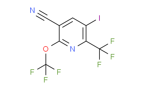 AM72353 | 1806119-09-4 | 3-Cyano-5-iodo-2-(trifluoromethoxy)-6-(trifluoromethyl)pyridine