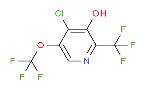 AM72381 | 1804394-28-2 | 4-Chloro-3-hydroxy-5-(trifluoromethoxy)-2-(trifluoromethyl)pyridine