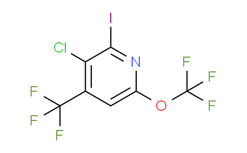 3-Chloro-2-iodo-6-(trifluoromethoxy)-4-(trifluoromethyl)pyridine
