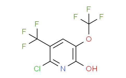 2-Chloro-6-hydroxy-5-(trifluoromethoxy)-3-(trifluoromethyl)pyridine