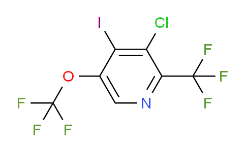 3-Chloro-4-iodo-5-(trifluoromethoxy)-2-(trifluoromethyl)pyridine
