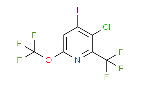 3-Chloro-4-iodo-6-(trifluoromethoxy)-2-(trifluoromethyl)pyridine