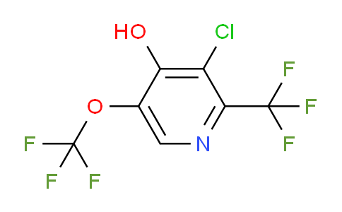3-Chloro-4-hydroxy-5-(trifluoromethoxy)-2-(trifluoromethyl)pyridine
