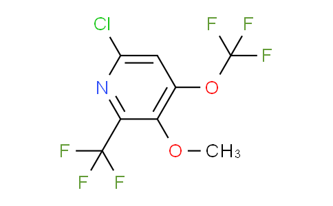 AM72446 | 1803694-57-6 | 6-Chloro-3-methoxy-4-(trifluoromethoxy)-2-(trifluoromethyl)pyridine
