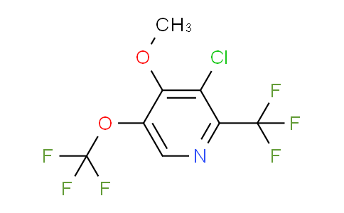 AM72458 | 1804805-26-2 | 3-Chloro-4-methoxy-5-(trifluoromethoxy)-2-(trifluoromethyl)pyridine