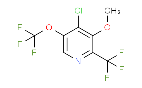 AM72471 | 1806230-30-7 | 4-Chloro-3-methoxy-5-(trifluoromethoxy)-2-(trifluoromethyl)pyridine