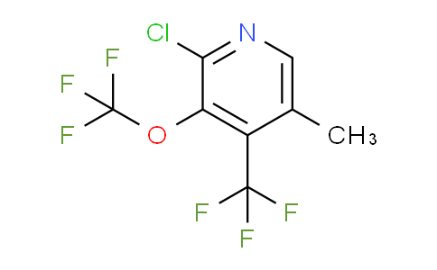 AM72489 | 1803917-27-2 | 2-Chloro-5-methyl-3-(trifluoromethoxy)-4-(trifluoromethyl)pyridine