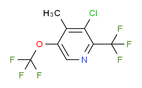 AM72502 | 1804736-23-9 | 3-Chloro-4-methyl-5-(trifluoromethoxy)-2-(trifluoromethyl)pyridine