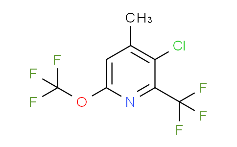 AM72504 | 1804820-23-2 | 3-Chloro-4-methyl-6-(trifluoromethoxy)-2-(trifluoromethyl)pyridine
