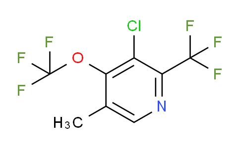 AM72508 | 1804820-34-5 | 3-Chloro-5-methyl-4-(trifluoromethoxy)-2-(trifluoromethyl)pyridine