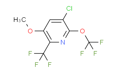 AM72514 | 1804590-34-8 | 3-Chloro-5-methoxy-2-(trifluoromethoxy)-6-(trifluoromethyl)pyridine