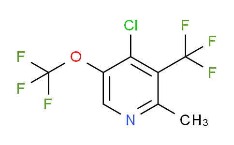 AM72515 | 1806098-41-8 | 4-Chloro-2-methyl-5-(trifluoromethoxy)-3-(trifluoromethyl)pyridine