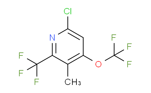 AM72538 | 1806236-05-4 | 6-Chloro-3-methyl-4-(trifluoromethoxy)-2-(trifluoromethyl)pyridine