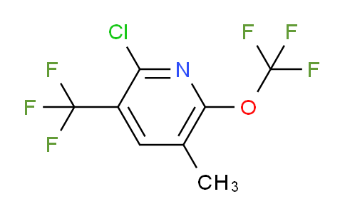 2-Chloro-5-methyl-6-(trifluoromethoxy)-3-(trifluoromethyl)pyridine