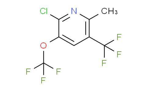 2-Chloro-6-methyl-3-(trifluoromethoxy)-5-(trifluoromethyl)pyridine