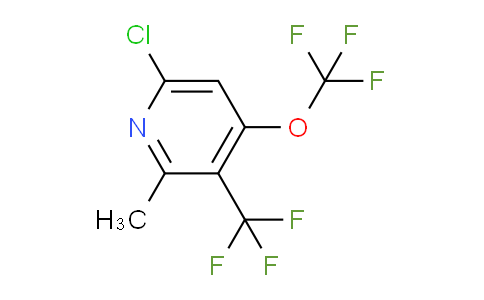 6-Chloro-2-methyl-4-(trifluoromethoxy)-3-(trifluoromethyl)pyridine