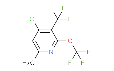 AM72561 | 1804804-29-2 | 4-Chloro-6-methyl-2-(trifluoromethoxy)-3-(trifluoromethyl)pyridine