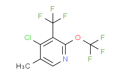AM72566 | 1803936-10-8 | 4-Chloro-5-methyl-2-(trifluoromethoxy)-3-(trifluoromethyl)pyridine