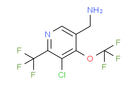 5-(Aminomethyl)-3-chloro-4-(trifluoromethoxy)-2-(trifluoromethyl)pyridine