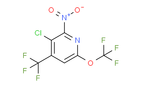 3-Chloro-2-nitro-6-(trifluoromethoxy)-4-(trifluoromethyl)pyridine