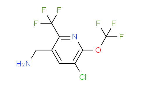 AM72643 | 1804558-76-6 | 3-(Aminomethyl)-5-chloro-6-(trifluoromethoxy)-2-(trifluoromethyl)pyridine