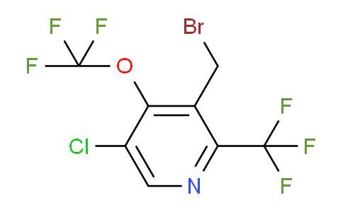 3-(Bromomethyl)-5-chloro-4-(trifluoromethoxy)-2-(trifluoromethyl)pyridine