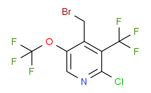 4-(Bromomethyl)-2-chloro-5-(trifluoromethoxy)-3-(trifluoromethyl)pyridine