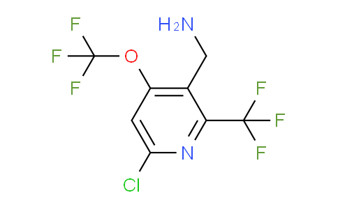 AM72655 | 1804597-41-8 | 3-(Aminomethyl)-6-chloro-4-(trifluoromethoxy)-2-(trifluoromethyl)pyridine