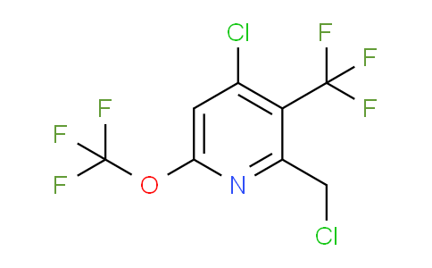 AM72668 | 1806149-95-0 | 4-Chloro-2-(chloromethyl)-6-(trifluoromethoxy)-3-(trifluoromethyl)pyridine