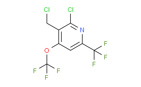 AM72676 | 1803699-57-1 | 2-Chloro-3-(chloromethyl)-4-(trifluoromethoxy)-6-(trifluoromethyl)pyridine