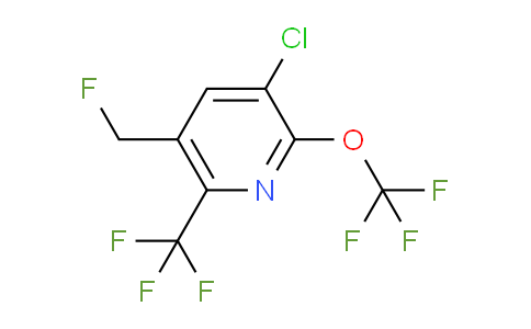 AM72707 | 1804554-43-5 | 3-Chloro-5-(fluoromethyl)-2-(trifluoromethoxy)-6-(trifluoromethyl)pyridine