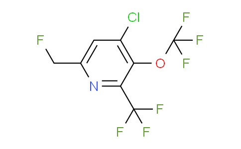 AM72714 | 1804322-48-2 | 4-Chloro-6-(fluoromethyl)-3-(trifluoromethoxy)-2-(trifluoromethyl)pyridine