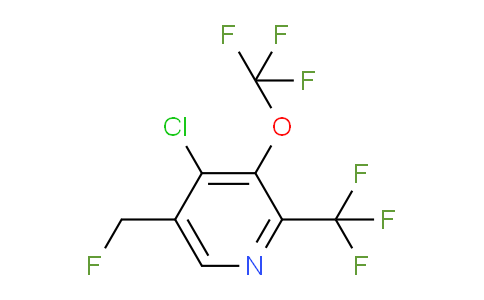 AM72717 | 1804796-98-2 | 4-Chloro-5-(fluoromethyl)-3-(trifluoromethoxy)-2-(trifluoromethyl)pyridine