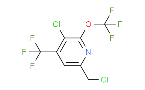 AM72724 | 1804792-60-6 | 3-Chloro-6-(chloromethyl)-2-(trifluoromethoxy)-4-(trifluoromethyl)pyridine