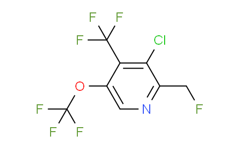 AM72744 | 1806153-88-7 | 3-Chloro-2-(fluoromethyl)-5-(trifluoromethoxy)-4-(trifluoromethyl)pyridine