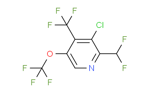 AM72752 | 1804008-51-2 | 3-Chloro-2-(difluoromethyl)-5-(trifluoromethoxy)-4-(trifluoromethyl)pyridine