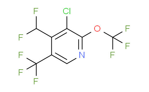 AM72757 | 1804008-58-9 | 3-Chloro-4-(difluoromethyl)-2-(trifluoromethoxy)-5-(trifluoromethyl)pyridine