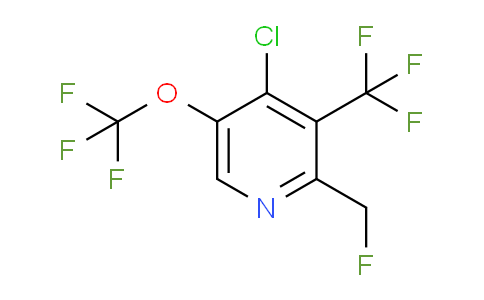 AM72758 | 1804782-71-5 | 4-Chloro-2-(fluoromethyl)-5-(trifluoromethoxy)-3-(trifluoromethyl)pyridine