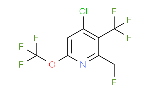 AM72760 | 1804324-65-9 | 4-Chloro-2-(fluoromethyl)-6-(trifluoromethoxy)-3-(trifluoromethyl)pyridine