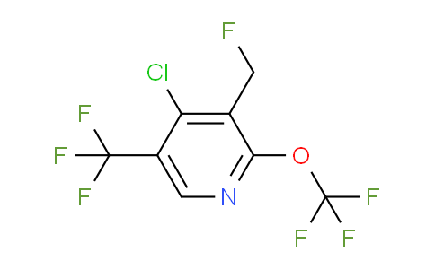 AM72762 | 1806249-69-3 | 4-Chloro-3-(fluoromethyl)-2-(trifluoromethoxy)-5-(trifluoromethyl)pyridine
