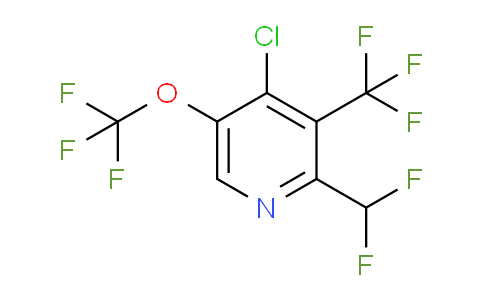 AM72764 | 1803701-98-5 | 4-Chloro-2-(difluoromethyl)-5-(trifluoromethoxy)-3-(trifluoromethyl)pyridine