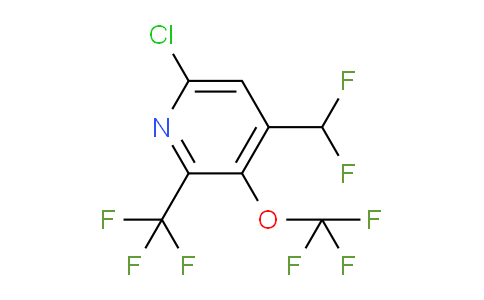 AM72778 | 1805940-15-1 | 6-Chloro-4-(difluoromethyl)-3-(trifluoromethoxy)-2-(trifluoromethyl)pyridine