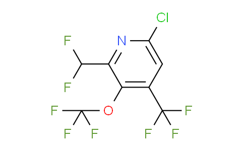 6-Chloro-2-(difluoromethyl)-3-(trifluoromethoxy)-4-(trifluoromethyl)pyridine