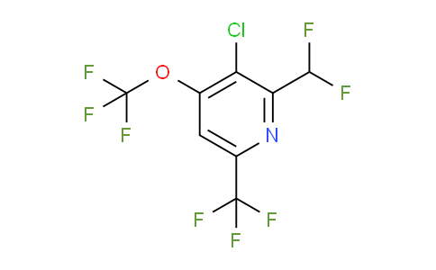 AM72789 | 1806202-17-4 | 3-Chloro-2-(difluoromethyl)-4-(trifluoromethoxy)-6-(trifluoromethyl)pyridine