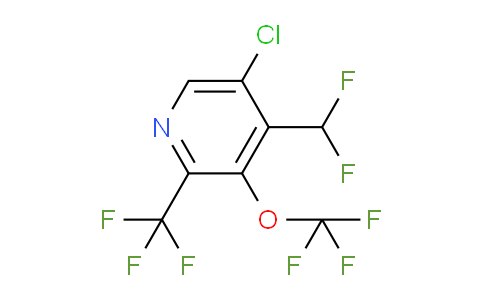 5-Chloro-4-(difluoromethyl)-3-(trifluoromethoxy)-2-(trifluoromethyl)pyridine