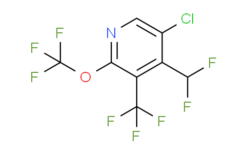 5-Chloro-4-(difluoromethyl)-2-(trifluoromethoxy)-3-(trifluoromethyl)pyridine