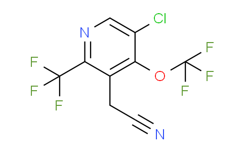AM72805 | 1804009-23-1 | 5-Chloro-4-(trifluoromethoxy)-2-(trifluoromethyl)pyridine-3-acetonitrile
